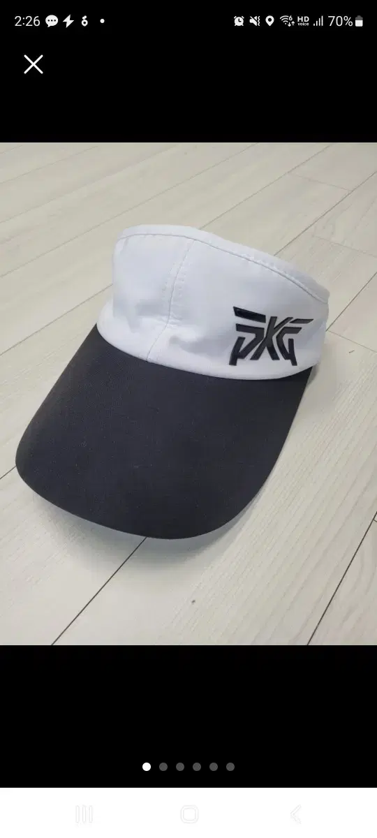 정품 PXG 골프 썬캡